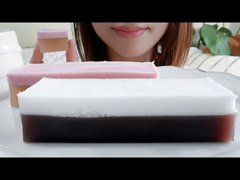 【咀嚼音】ふわふわマシュマロがのった"マシュマロようかん"が新感覚で美味しすぎた【ASMR/EATINGSOUNDS】