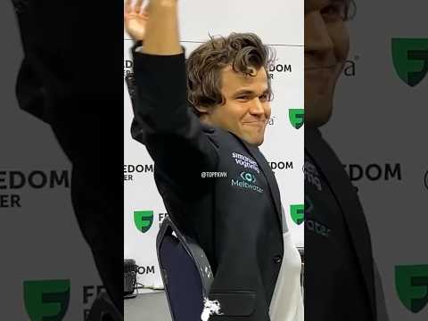 The Moment Magnus Carlson Became The Blitz World Champion #carlsen #shorts #grandmaster