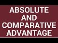 Exploring Absolute and Comparative Advantage in Economics