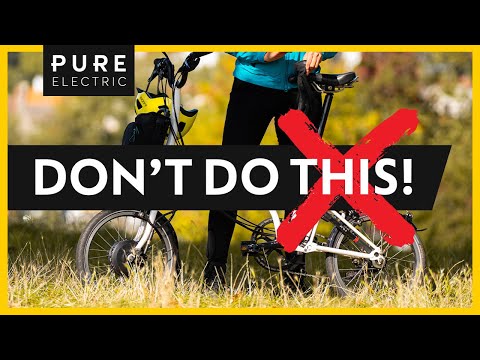How NOT To Destroy Your Electric Bike