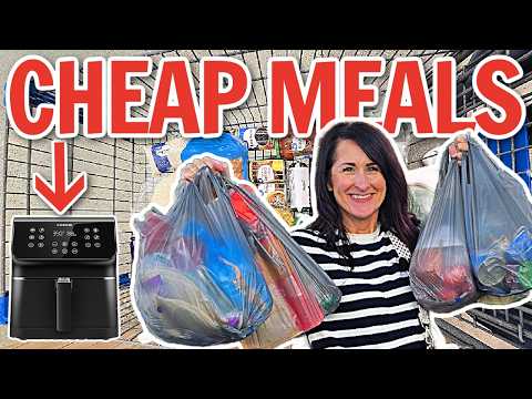 $1.50 Air Fryer Dinners - Easy, Healthy & CHEAP Recipes for an Emergency Budget for a Family of 6