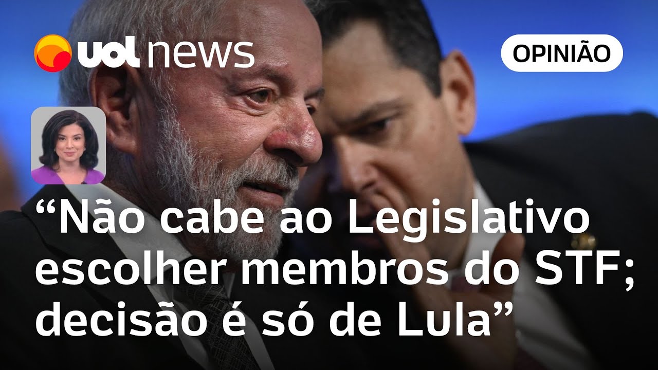 Lula é quem escolherá indicado ao STF pressão de Alcolumbre é absurda e escandalosa | Raquel Landim