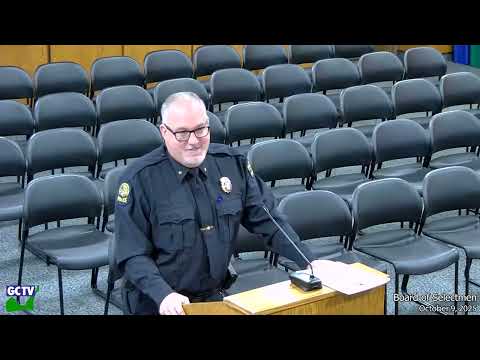 Board of Selectmen, October 9, 2025