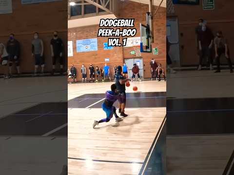How to throw a dodgeball peek a boo move 👌 #shorts #dodgeball #highlights