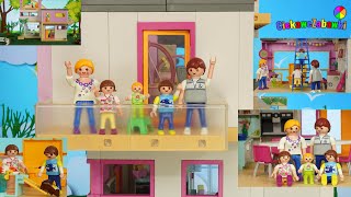 Playmobil: Nowe przygody bliźniaków Klary i Kuby🏡Dom z ogrodem zimowym -Trampolina i świnki morskie.