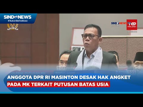 Ft Anggota Dpr Ri Masinton Desak Hak Angket Pada Mk Terkait Putusan