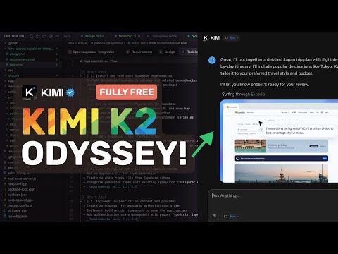 Kimi K2 ODYSSEY AGENT: RIP ChatGPT Agent! This FULLY FREE AI Agent by Kimi is QUITE AMAZING!
