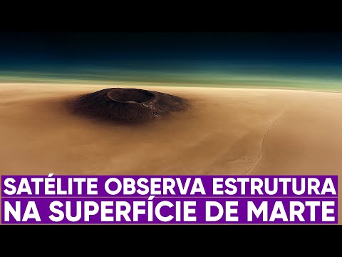 Satélite descobre estrutura escura em Marte