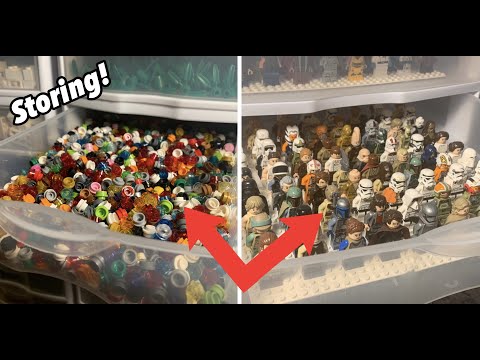 How I Sort & Store My Lego Bricks/Minifigures