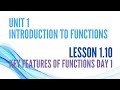 Key Features of Functions: Day 1 Insights