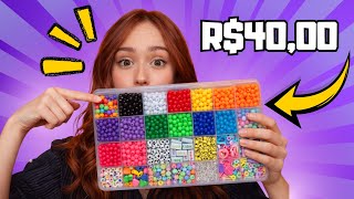 TESTEI o 1º kit de miçangas da SHOPEE e me SURPREENDI… 