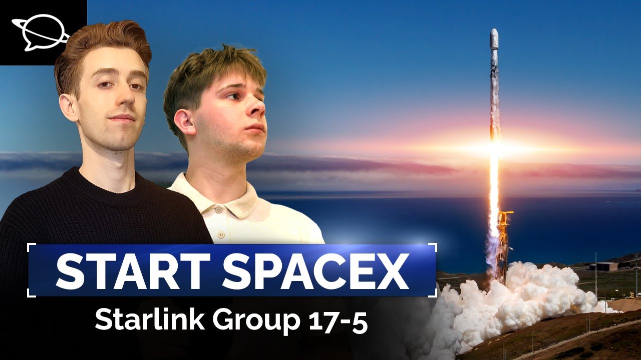 🔴 Oglądamy start Falcona 9 z misją Starlink Group 17-5