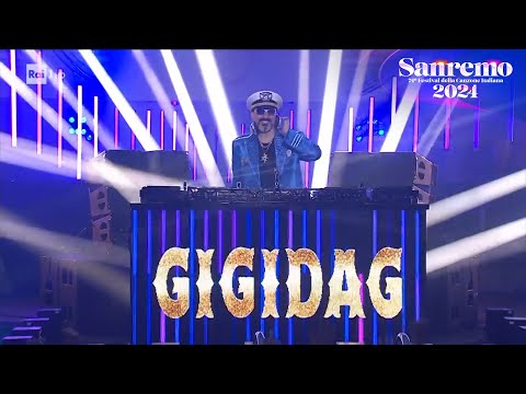 Sanremo 2024 -  Il dj set di Gigi D'Agostino