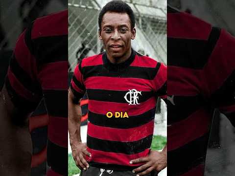 Pelé já jogou pelo Flamengo! 😳 #pelé #flamengo #zico #santosfc #atleticomineiro