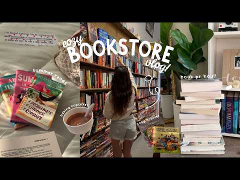 *cozy* bookstore vlog 🧸💌🎀✨ spend the day book shopping at barnes & noble with me + HUGE book haul!