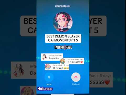 tanjiro hates me sm 😂 #fyp #anime #demonslayer #kny #cai #characterai #funny #infinitycastle #viral