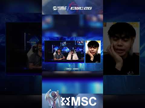ONIC PH’S K1ngkong in the MSC at EWC 26 livestream! 💪🏼#MLBB #TwoChampionsOneGame #MSCatEWC26