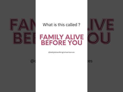 Family vocabulary in English #englishlesson #englishteacher #learnenglish #englishtips #ingles #esl