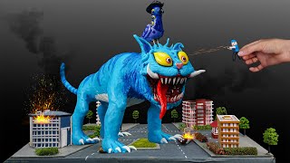 Making CREEPY DUFFY TIGER vs SASSY DEMON BIRD - Kpop Demon Hunters with Clay
