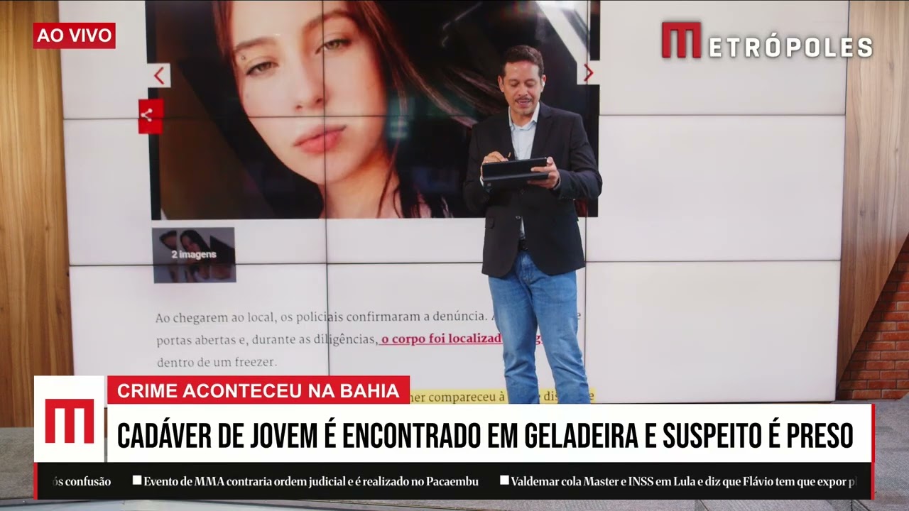 Corpo de jovem desaparecida é encontrado dentro de geladeira na Bahia