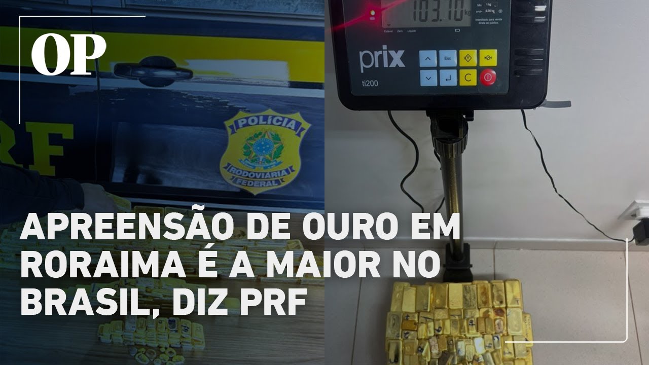 PRF apreende 103 kg de ouro em barras avaliadas em mais de R$ 60 milhões em Roraima O que se sabe