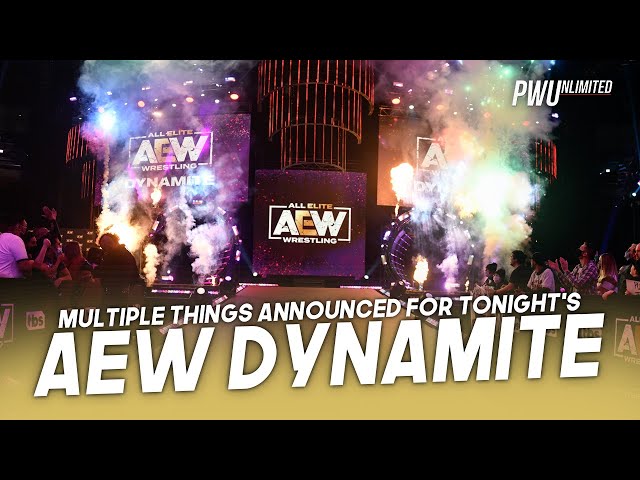 Multiple Things Announced For Tonight's AEW Dynamite