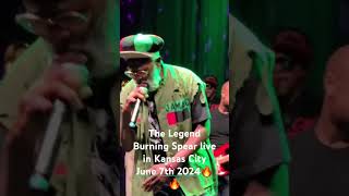 Burning Spear Live in Kansas City June 7th 2024.Mister Garvey