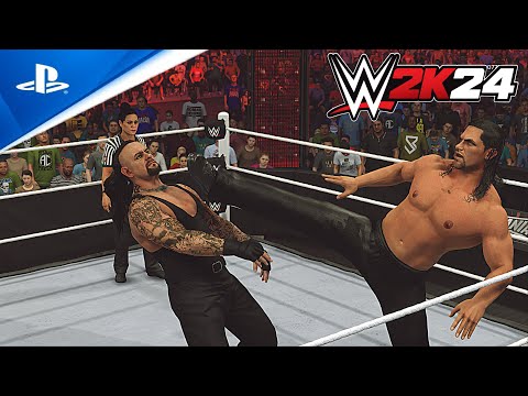 WWE 2K24 - The Great Khali vs The Undertaker | Ultimate Battle of Giants | PS5™ [4K60]