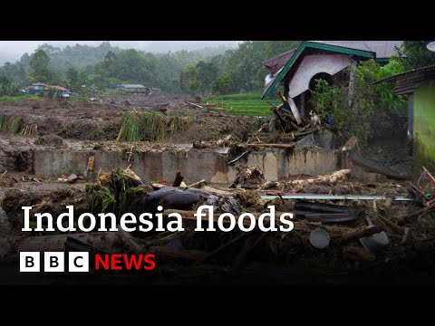 YouTube video thumbnail: At Least 43 People Killed in Indonesia Floods
