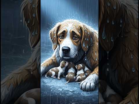 the story of dog and puppy😭🥲 #ai #shorts #puppy #dog