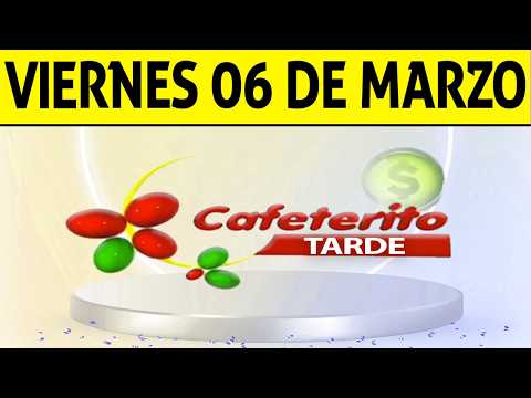 Resultado de CAFETERITO TARDE del Viernes 6 de Marzo de 2026  CHANCE 🍀😱💰🚨🔥