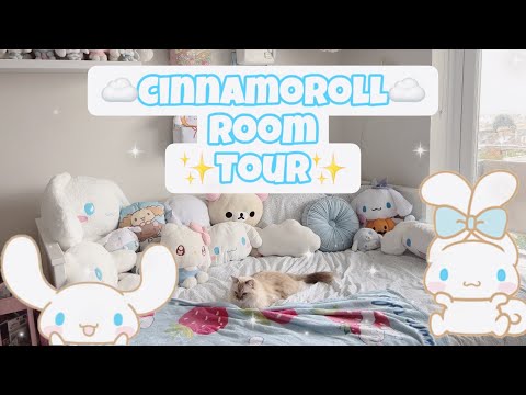 Cinnamoroll Bedroom Decorating Tour!|#sanrio #cinnamoroll #roomtour