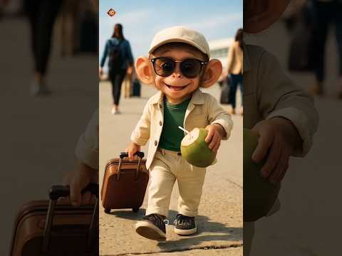 poor baby monkey rio airport story❤️