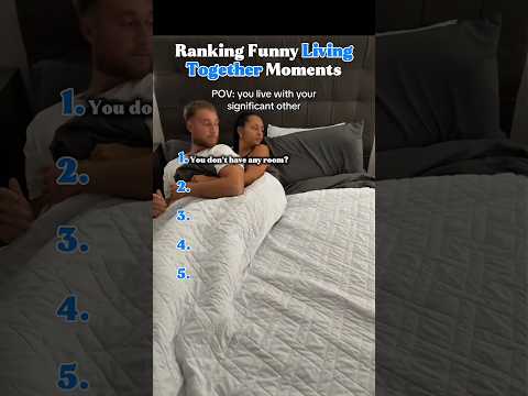 Ranking Funny Living Together Moments #funnyvideo #couple #ranking