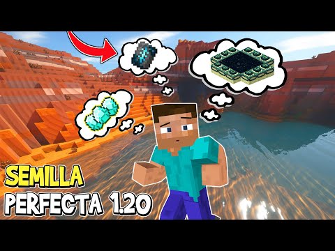 ✅ Minecraft: La MEJOR SEMILLA Para Survival 1.20 BEDROCK