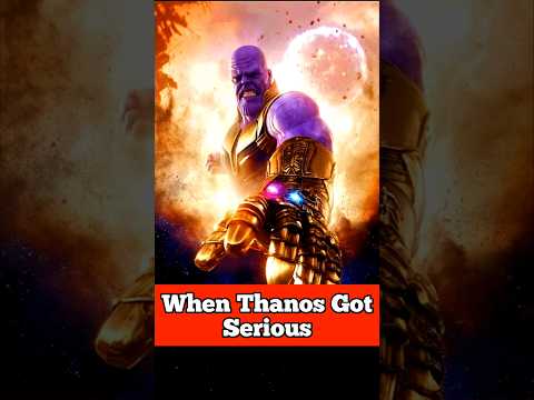 Thanos Wasn't Even Serious 😯❓👊🏻