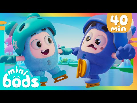 Patinando sobre hielo ❄️ | Caricaturas infantiles | Moonbug en Español - Minibods