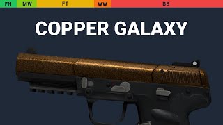 Five-SeveN Copper Galaxy Wear Preview