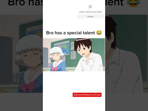 Bro has a special talent 😂 part -11 | badass anime moments #anime #animeedits #viralshort #viral