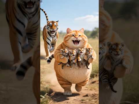 How This Cat Became a Bully！#funnycat #funnyvideo #catlover