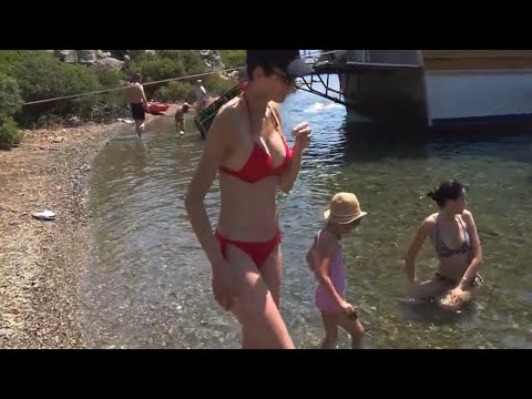 #Marmaris - #Hisarönü Boat Trip - Kameriye Island - Feeding Goats