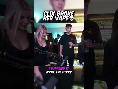 Clix BROKE Rachel Brockman's Vape 😂