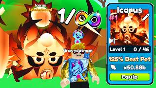 I GOT WORLDS FIRST ICARUS in Tap Simulator!! (NEW LEADERBOARD PETS)