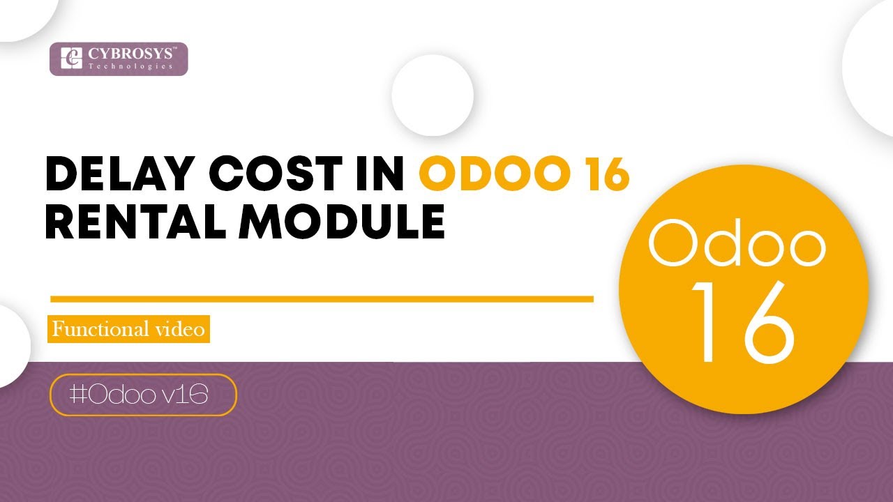 How to Set Delay Cost in Odoo 16 Rental App | Odoo 16 Enterprise Edition App | 25.08.2023

The concept of 