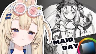 【ART】I LOVE MAIDS!! Doodling for Maid Day