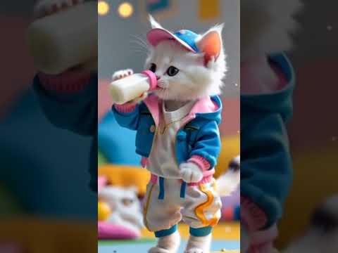 Dudi dudi Dum dum 🐾😻 | ZSK Animation| Ai cat videos  #aicat #catlovers #shortfeeds