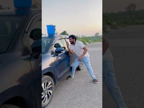 Puru car se bahar Kyu nahi aa raha hai #comedy #funny #cutebaby #youtuneshorts #shortsfeed