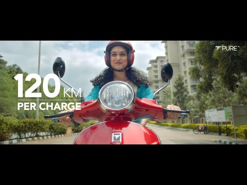 Ride 120KM per charge with PURE EV EPluto 7G | High Speed Electric Scooter