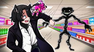 2 IDIOTS try to ESCAPE the Backrooms SUPERMARKET...