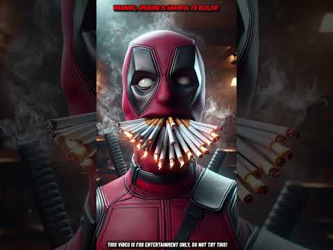 Spider-Man, Venom & Deadpool vs Cigarettes 🌍💨 Who Will Win? ⛔#shorts #marvel #joker